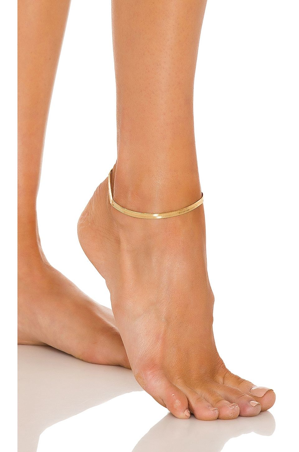 Minimalist 18K Gold Plated Sleek Anklet – Anti-Tarnish & Waterproof - Image 3