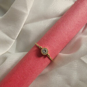 Dainty Glow Adjustable Solitaire Ring